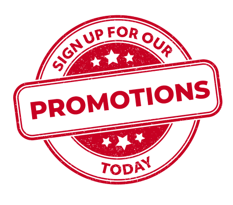 sign up for our promotions today