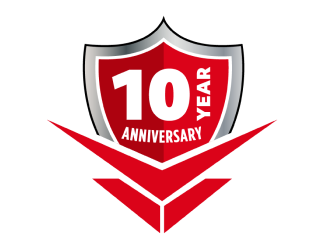 10 Year anniversary badge