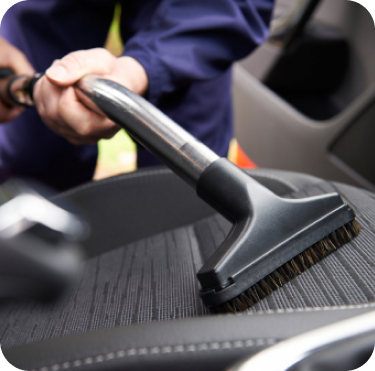 Vacuuming upholstery